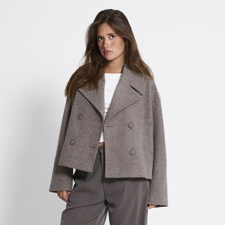 Short coat "Maggie" Dk Beige